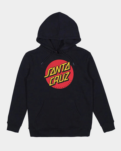 Youth Classic Dot Front Hoodie - Black