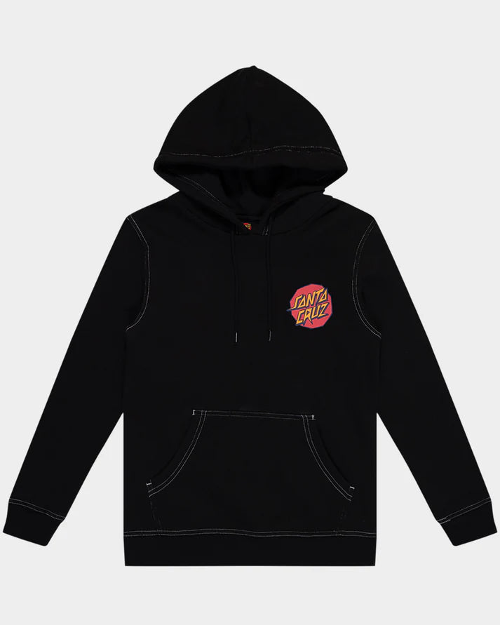 Meek Scratched Slasher Hoodie - Black