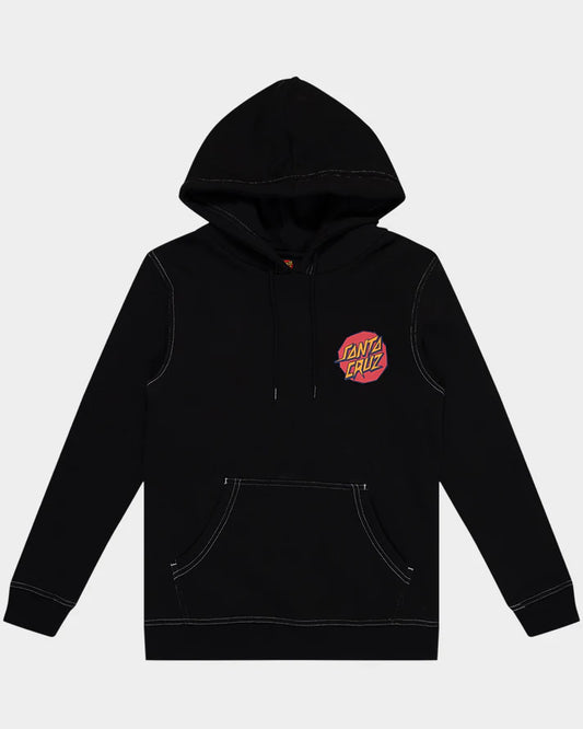 Meek Scratched Slasher Hoodie - Black