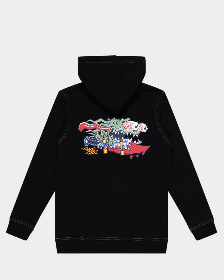 Meek Scratched Slasher Hoodie - Black
