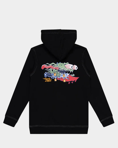 Meek Scratched Slasher Hoodie - Black