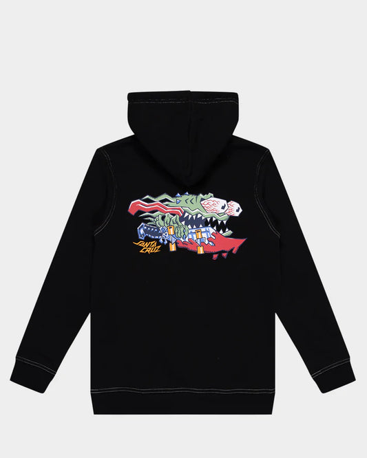 Meek Scratched Slasher Hoodie - Black