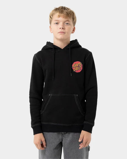 Boys Meek Scratched Slasher Hoodie - Black