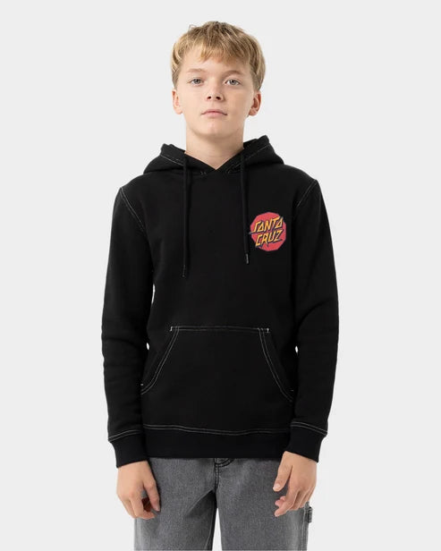 Boys Meek Scratched Slasher Hoodie - Black
