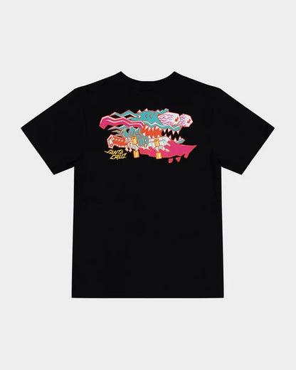 Boys Meek Scratched Slasher Tee - Black
