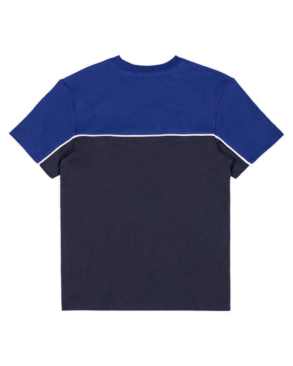 Youth Fisheye Strip Front T-Shirt - Dark Blue