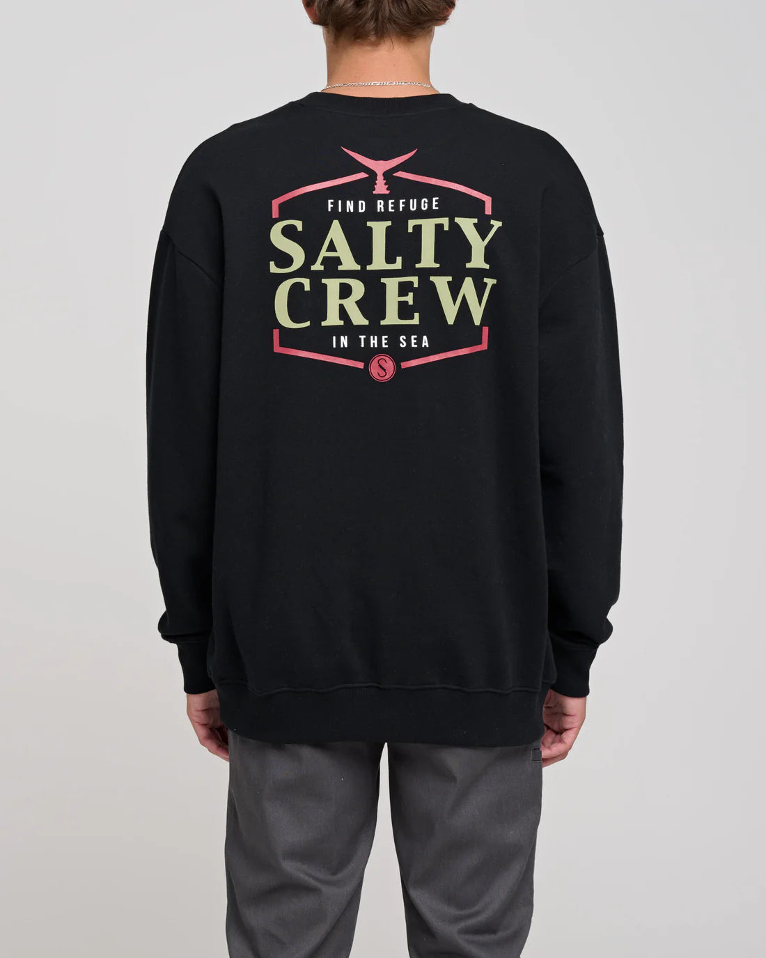 Salty Crew Skipjack MW Crew - Black