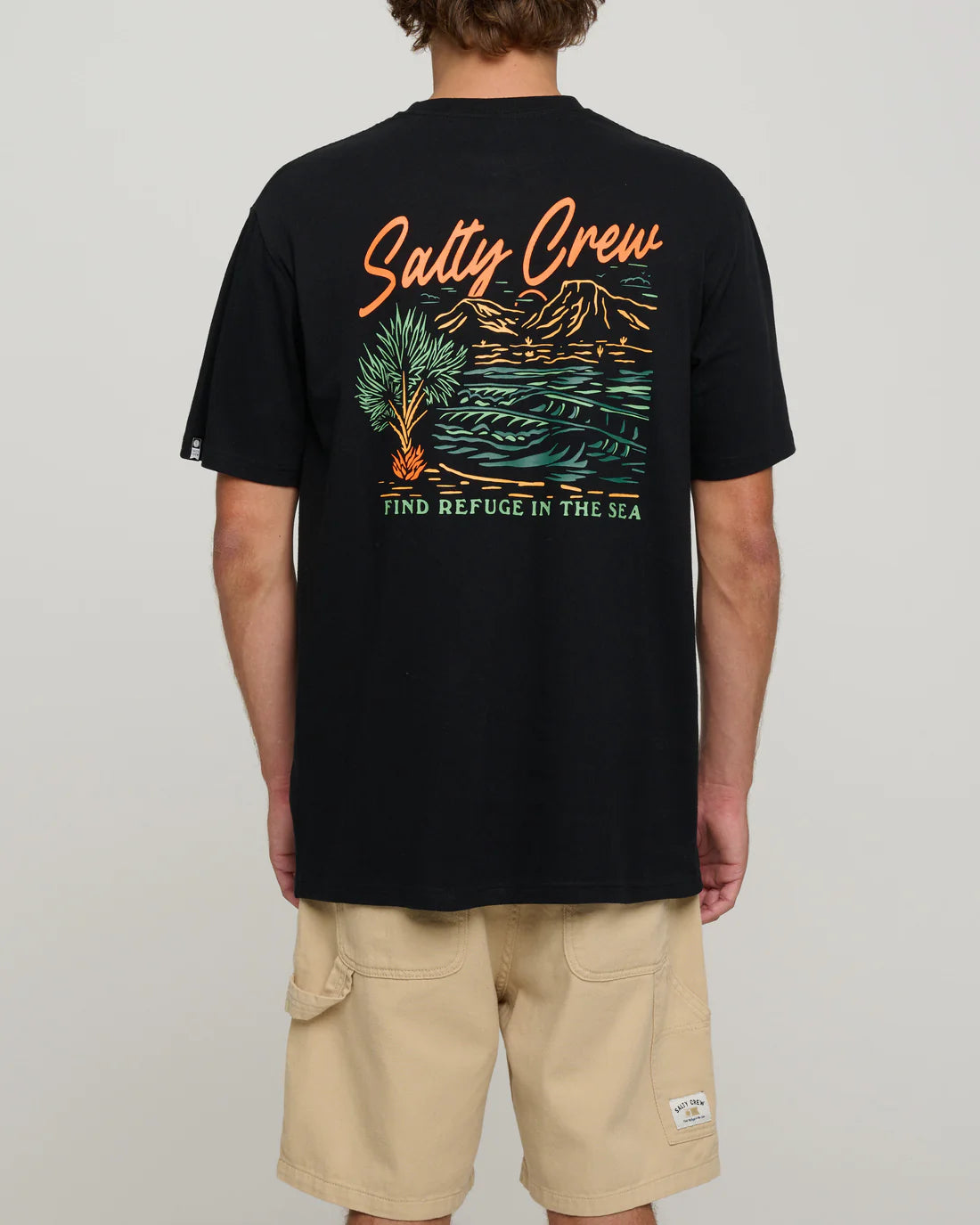 Salty Crew Western Waves Standard SS Tee - Black