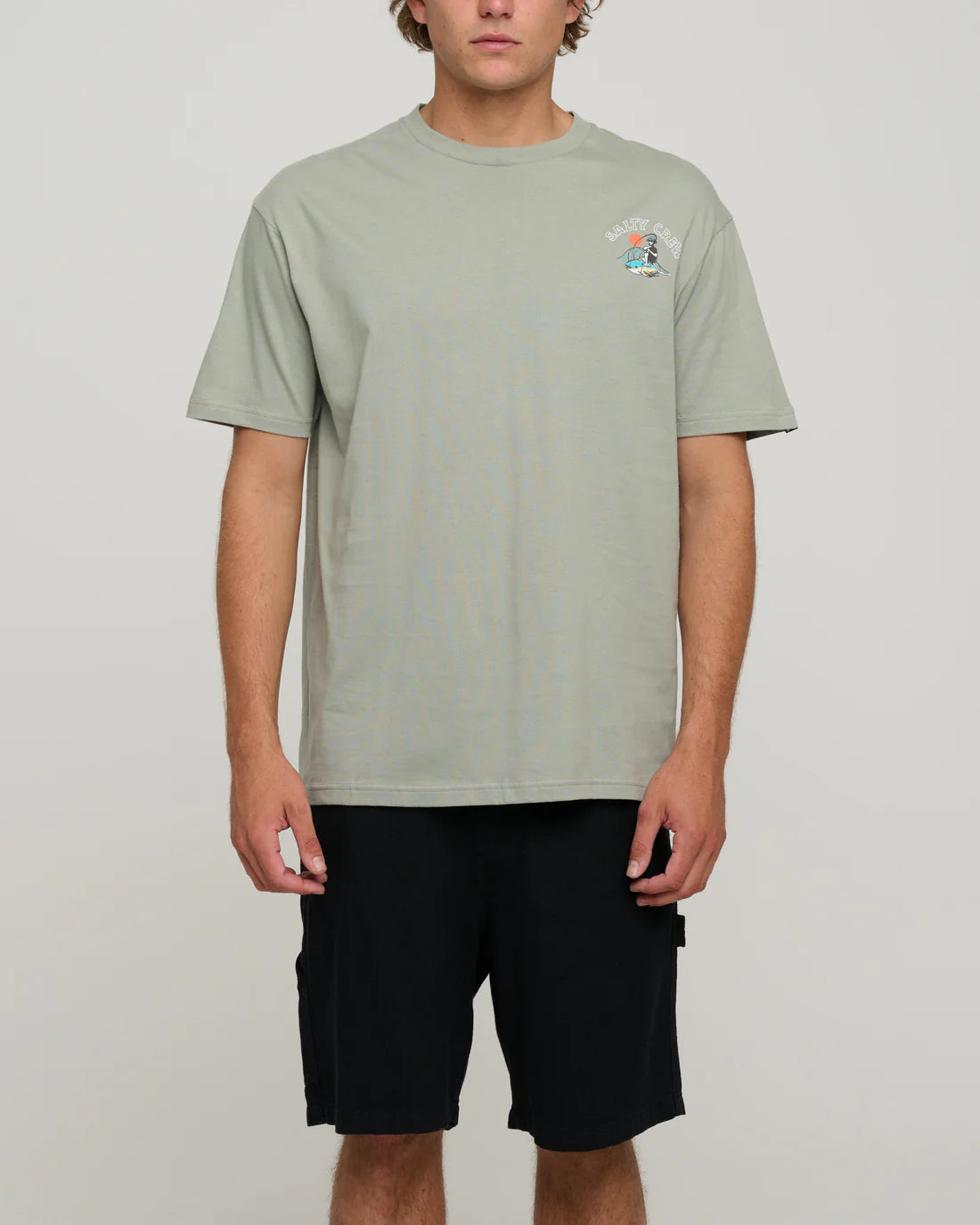 Salty Crew Catch Premium SS Tee - Kelp Green