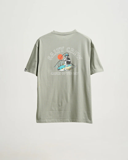 Salty Crew Catch Premium SS Tee - Kelp Green