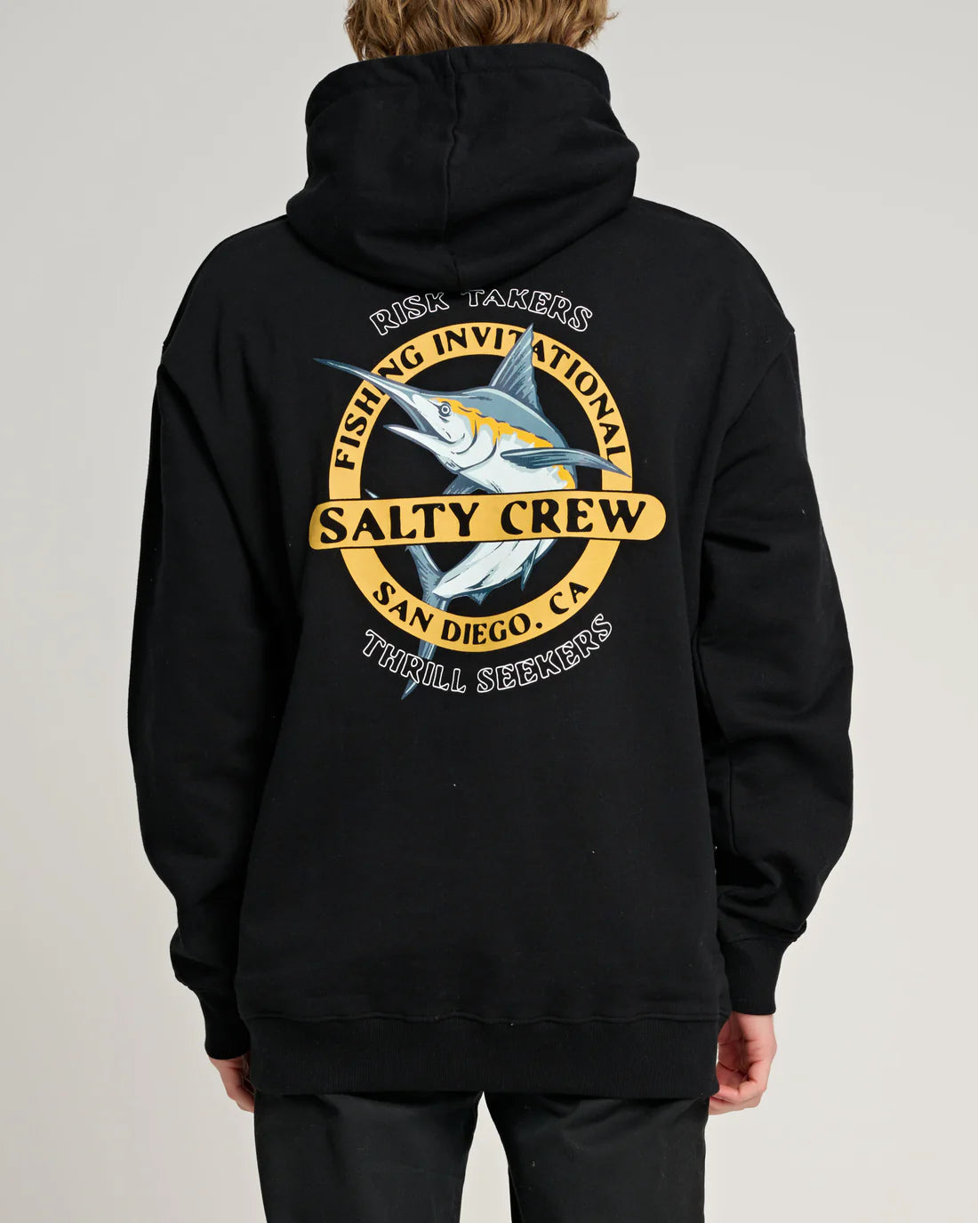 Salty Crew Interclub Hood - Black