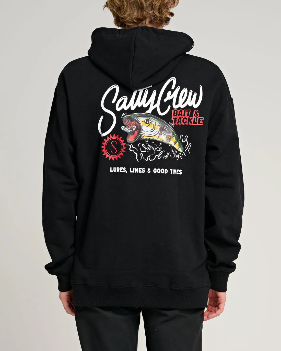 Salty Crew Cast Off Hood - Black