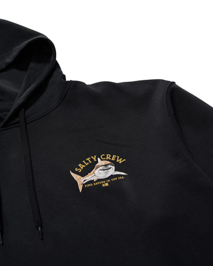 Salty Crew Lukring Fleece Hood - Black