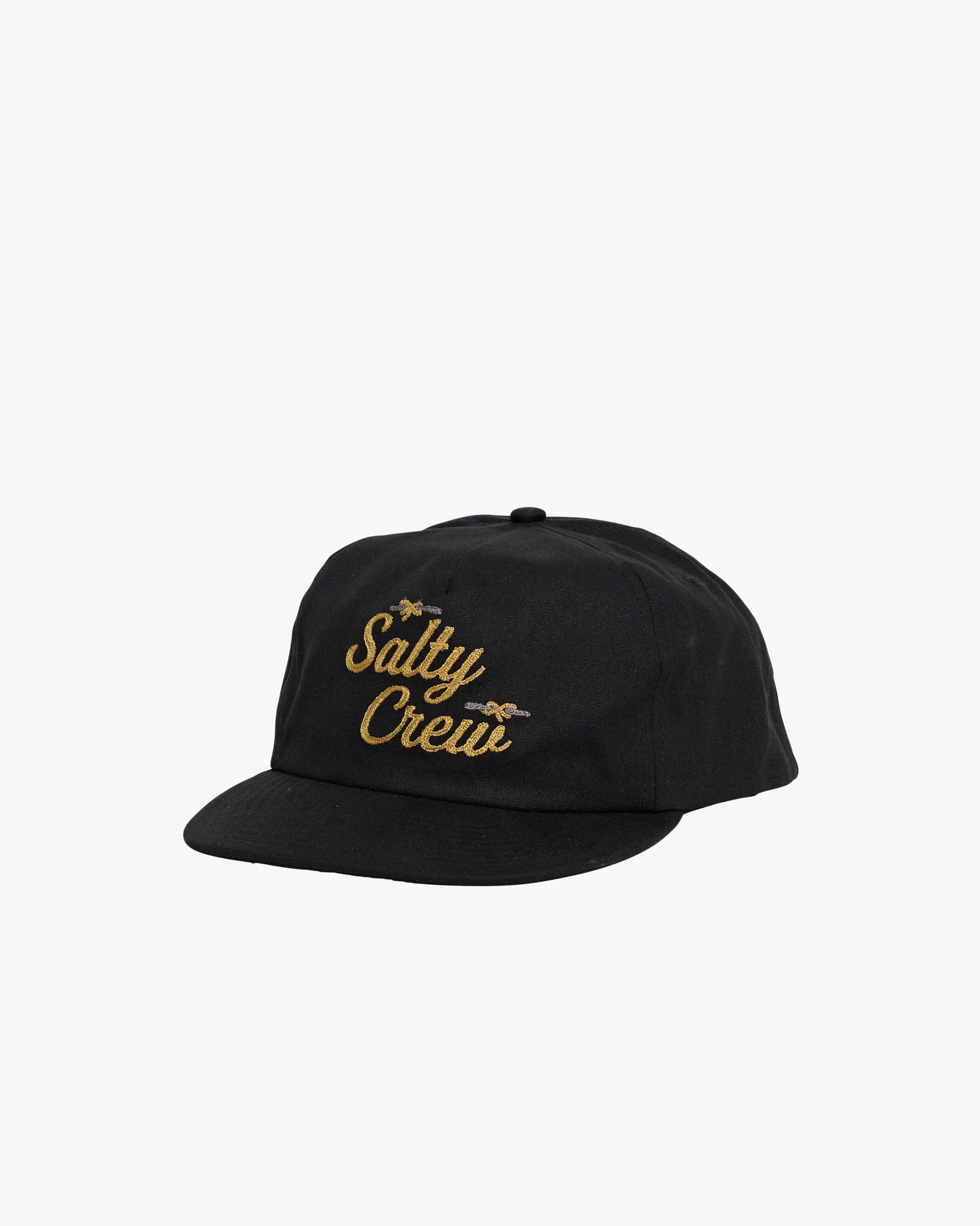 Salty Crew Dockside 5 Panel - Black