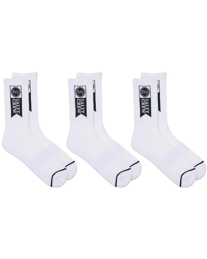 Alpha Sock 3 pack - White
