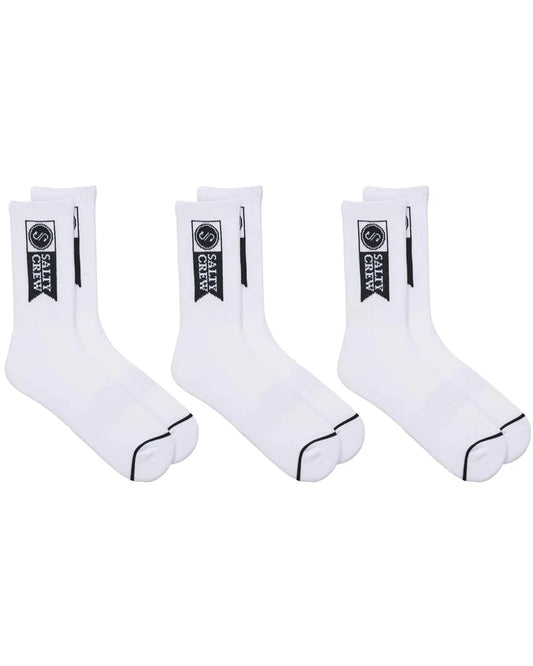 Alpha Sock 3 pack - White