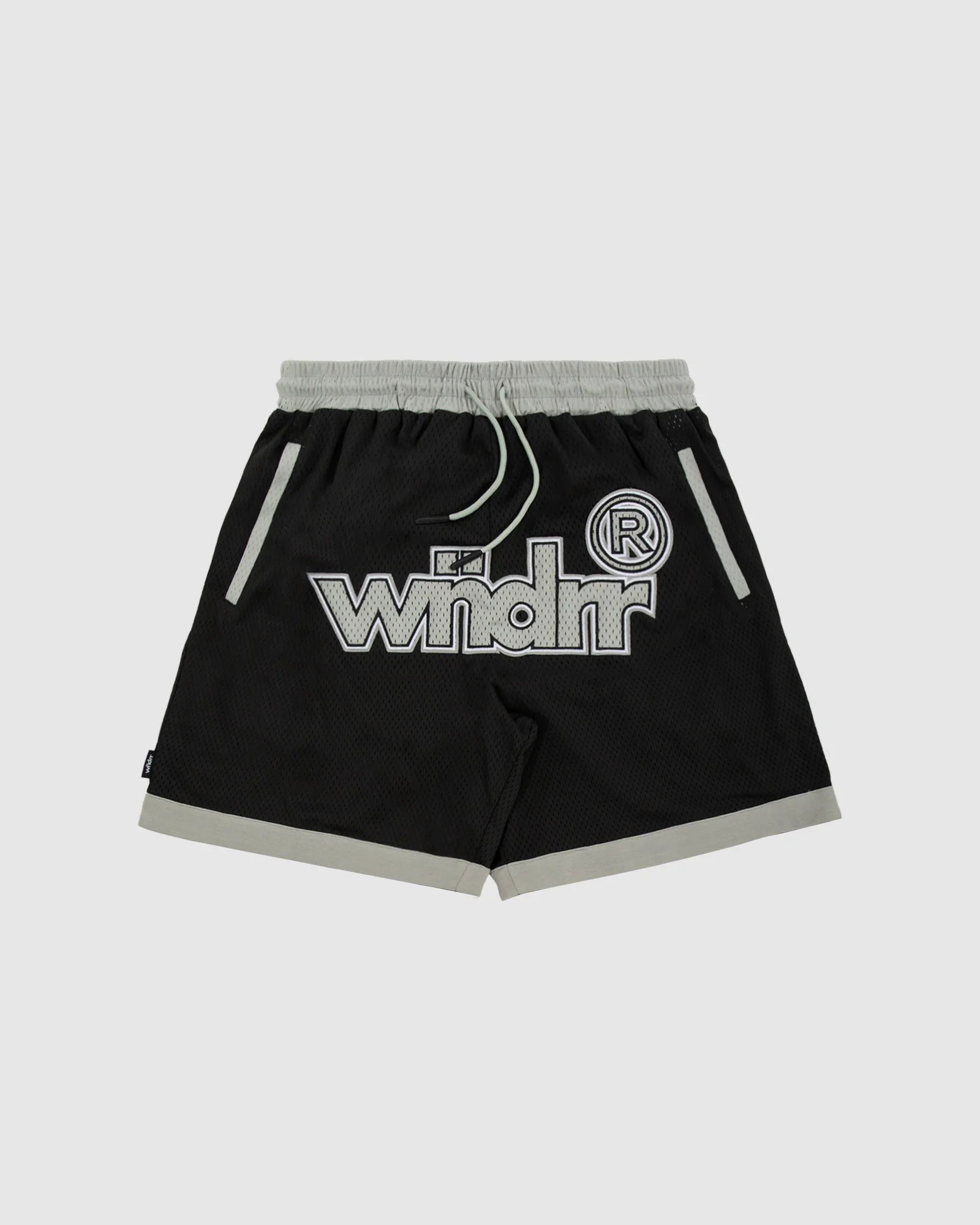 Wndrr Offcut Court Short - Black/Grey