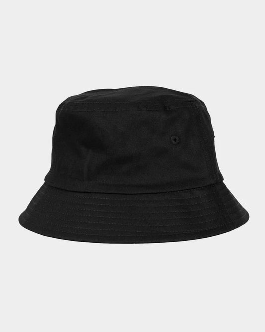 Classic Dot Patch Bucket Hat - Black