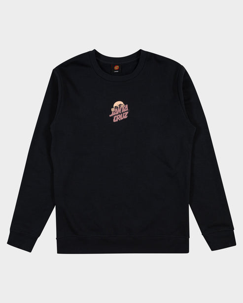 Knibbs Invasion Hand Relaxed Fit Sweater - Off Black