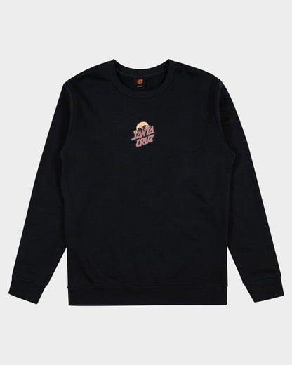 Knibbs Invasion Hand Relaxed Fit Sweater - Off Black