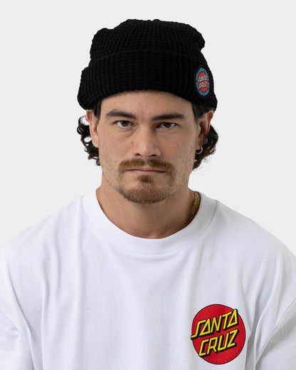 Splatter MFG Dot Waffle Beanie - Black