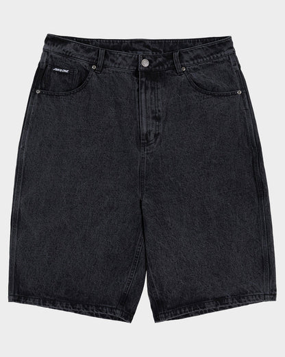 Flaming Dice Dot Longer Length Super Baggy Jean Short