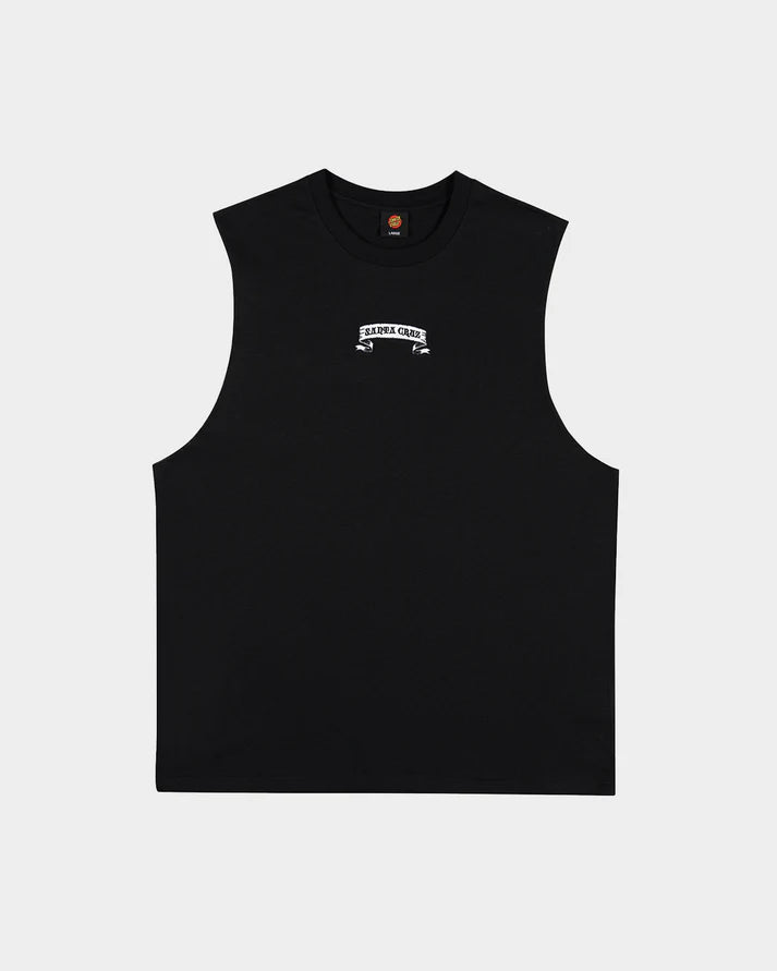 Guzman Dining Dot Muscle Tee - Black