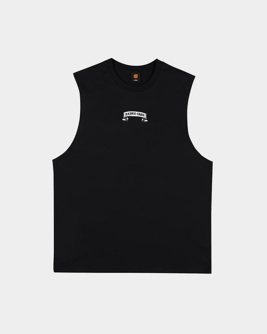 Guzman Dining Dot Muscle Tee - Black