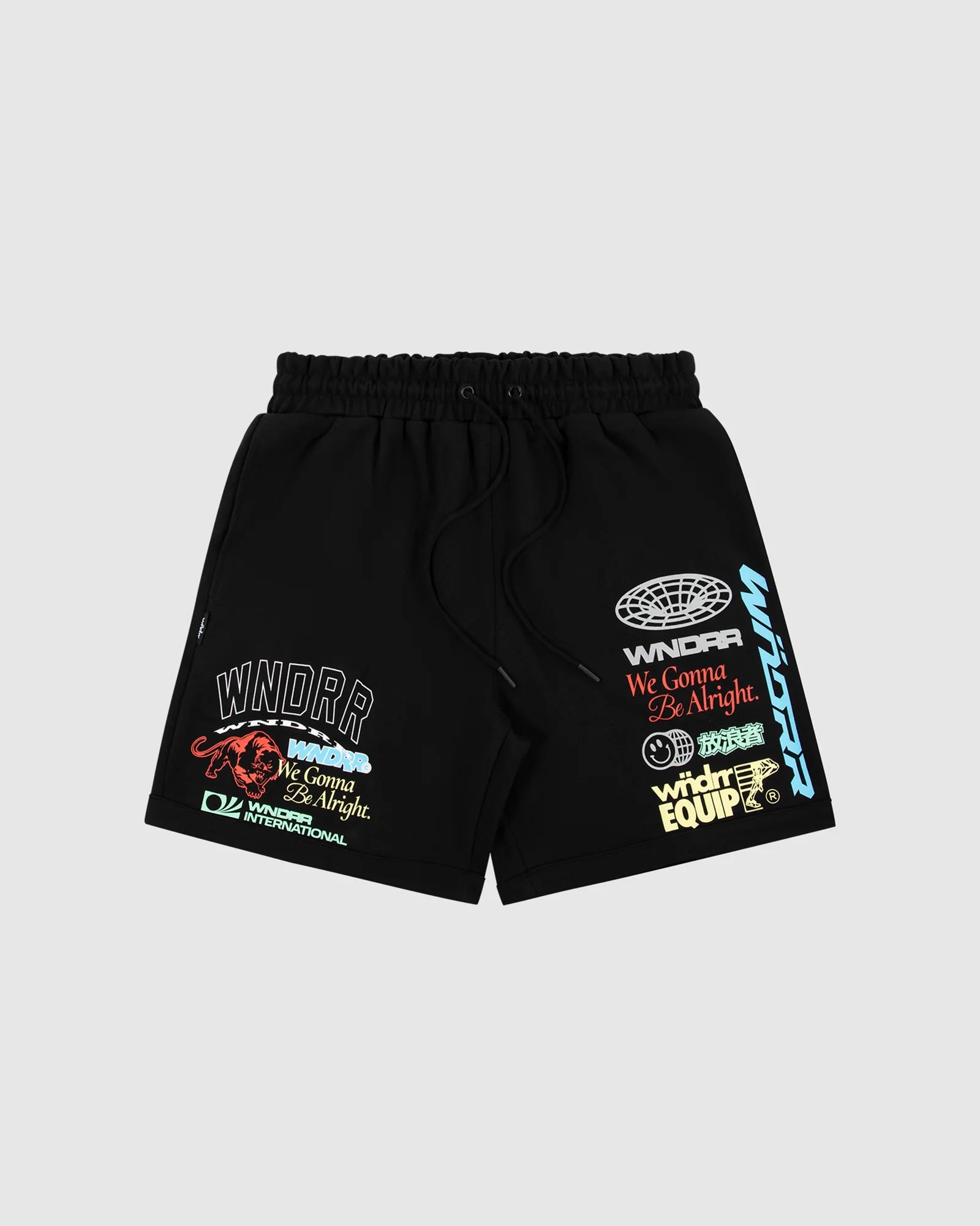 Wndrr Represent Tech Trackshorts - Black