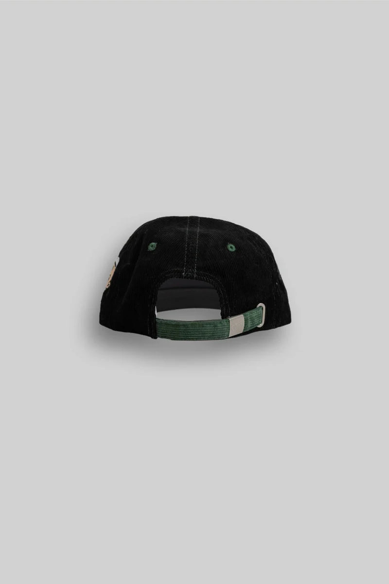 Crate X Popeye Cord Snapback - Black/Green