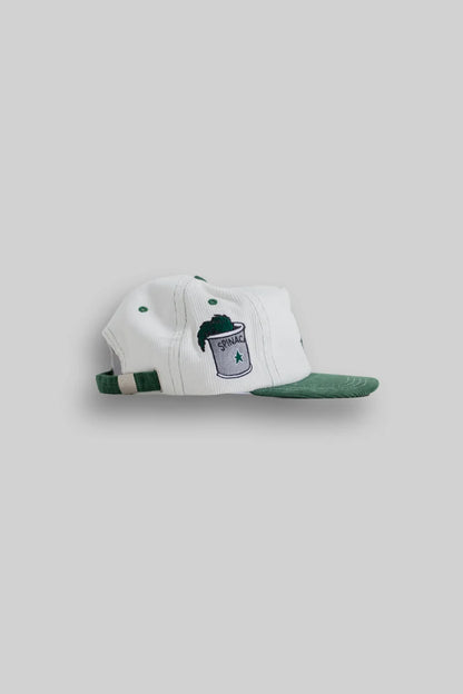 Crate X Popeye Cord Snapback - White/Green