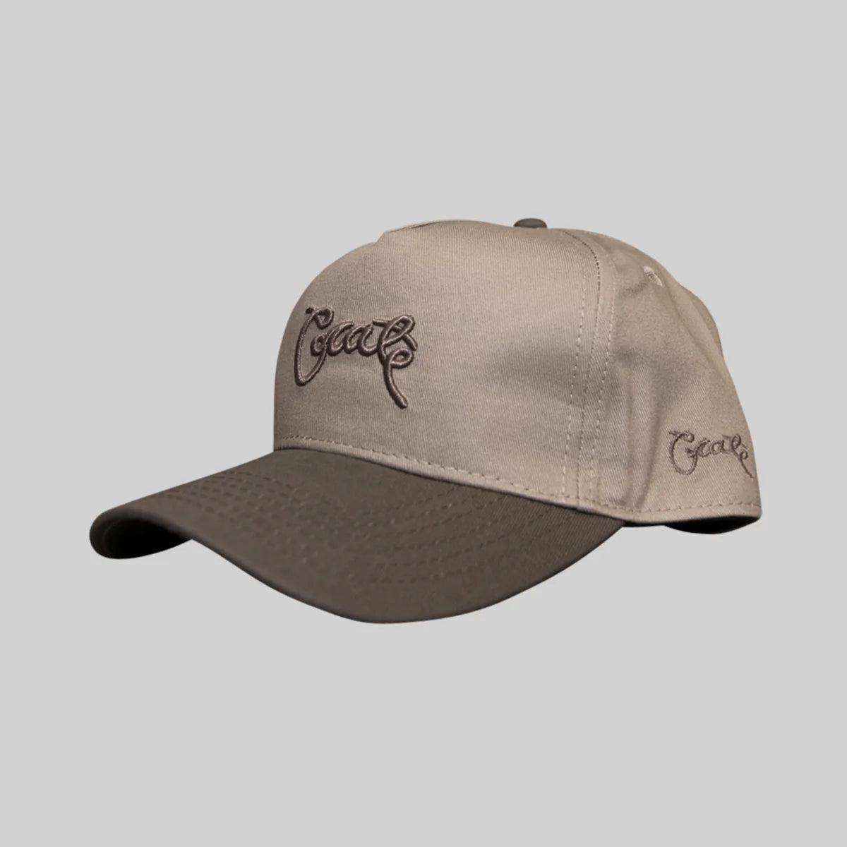 Scripted Snapback - Grey/Dark Grey