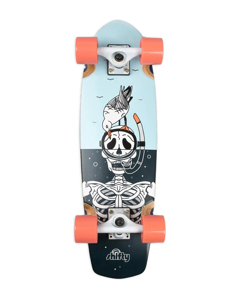 Shifty Reaper Snorkel Longboard Complete 27" Fat Boy Mini