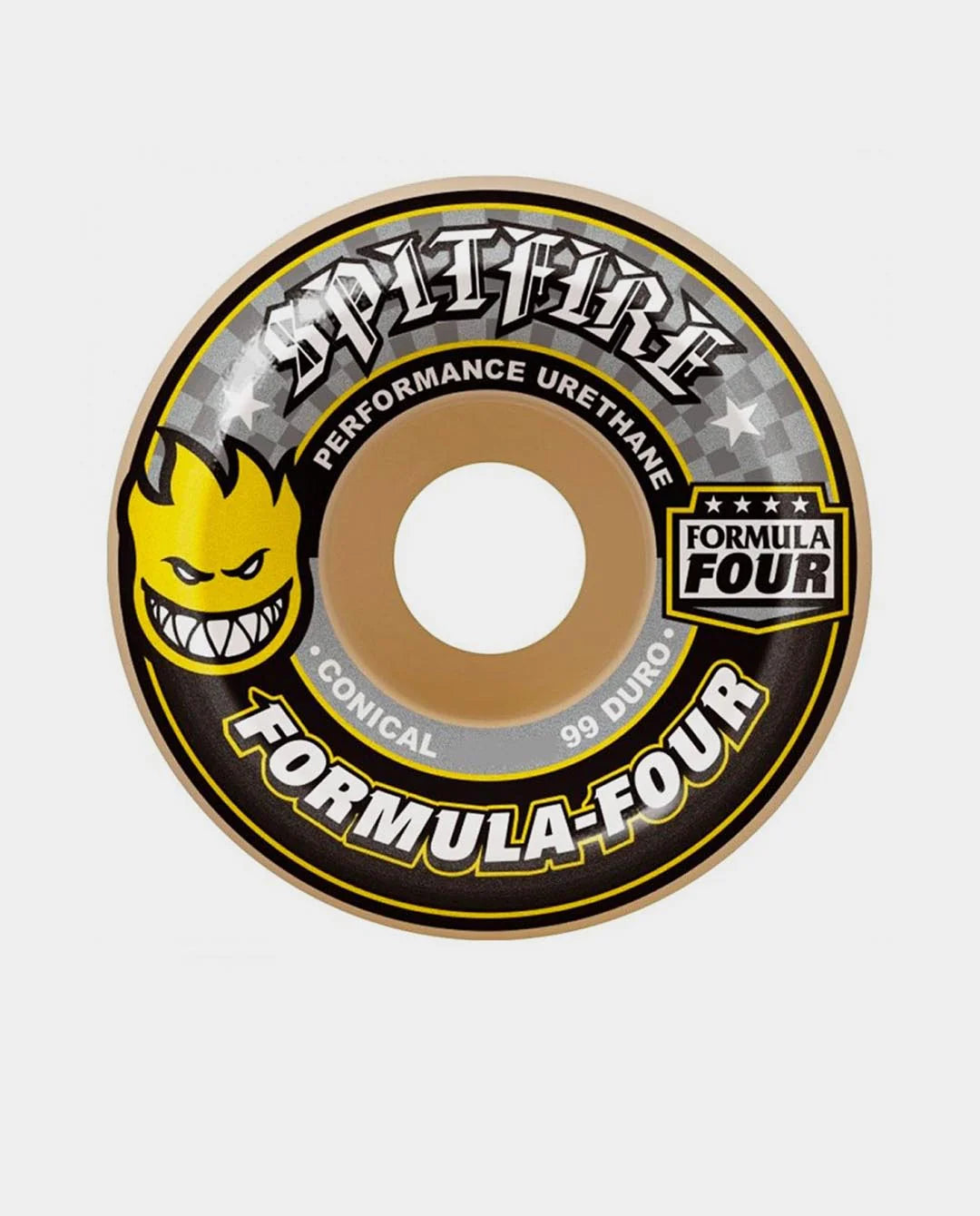 Spitfire F499 Conical Yellow Print - 52mm