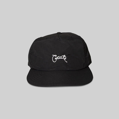 Crate Nylon Scripted Cap - Black