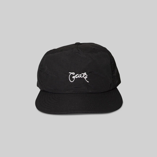 Crate Nylon Scripted Cap - Black