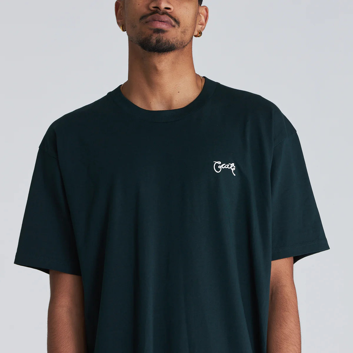 Crate Stamp Script T-Shirt - Pine