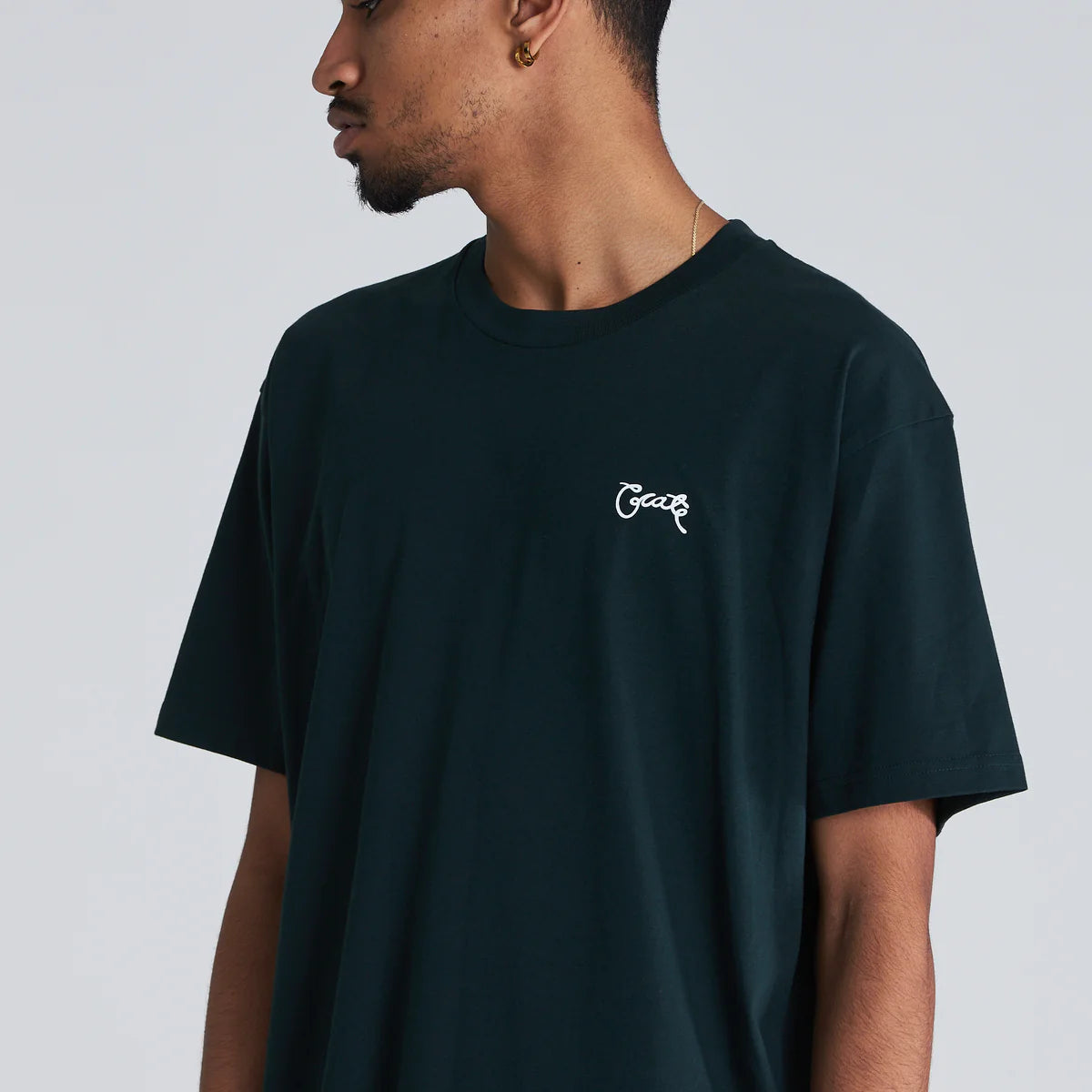 Crate Stamp Script T-Shirt - Pine