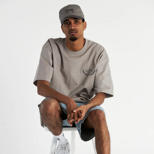 Scripted Snapback - Grey/Dark Grey