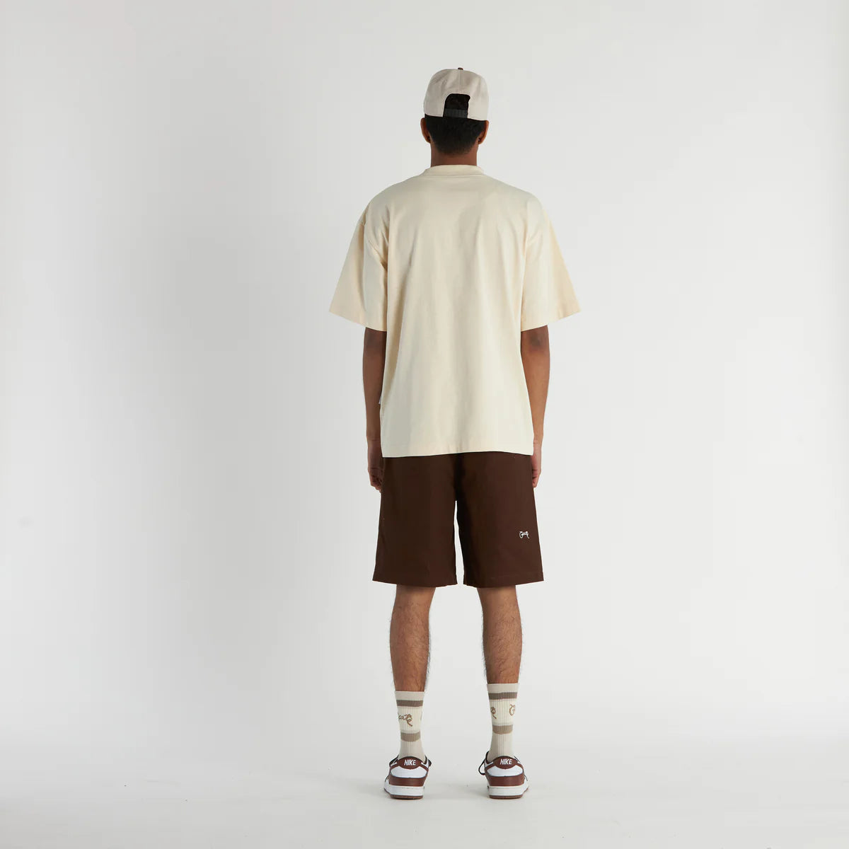 Crate Varsity Arc Box Fit Tee - Tofu