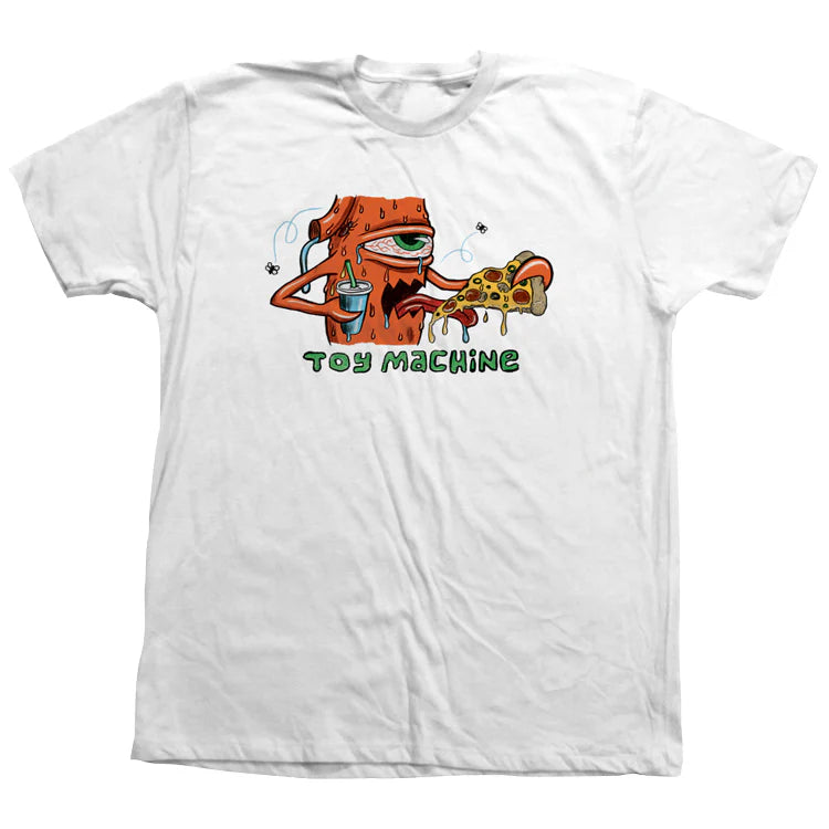 Pizza Tee - White