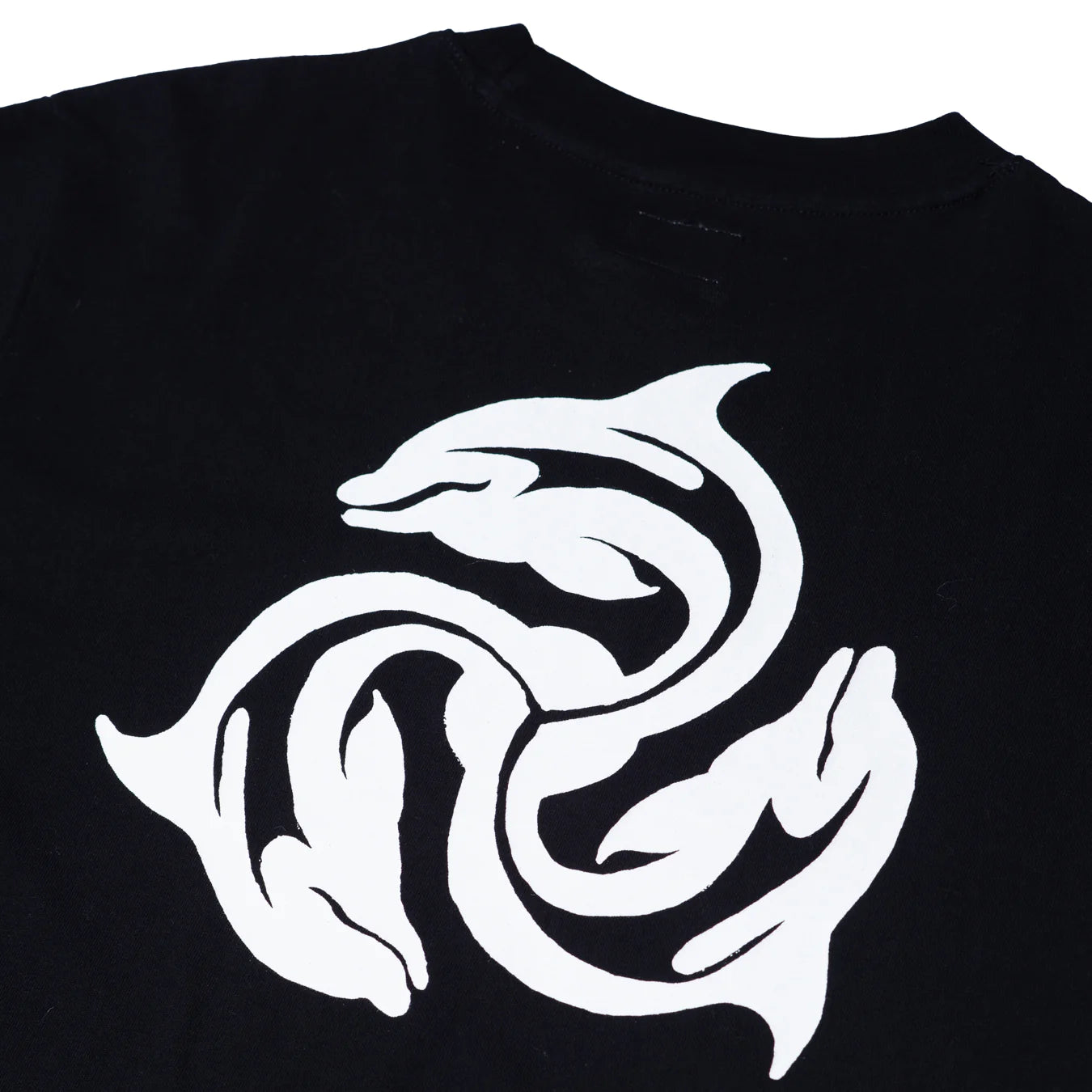 Hoddle Turbo Dolphin Logo Tee - Black