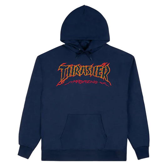 Cracked Hood - Navy