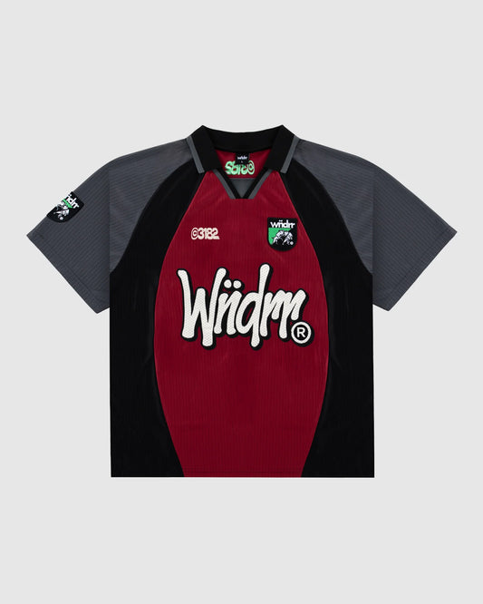 Wndrr Kickoff Football Jersey - Black/Red