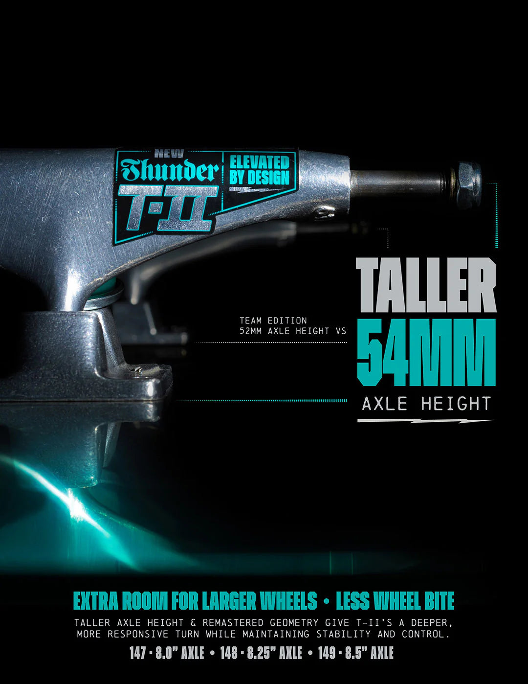 Thunder Trucks T-II Polished