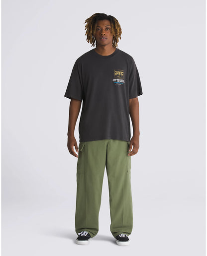 Vans Range Cargo Baggy Tapered Elastic Pants - Olive