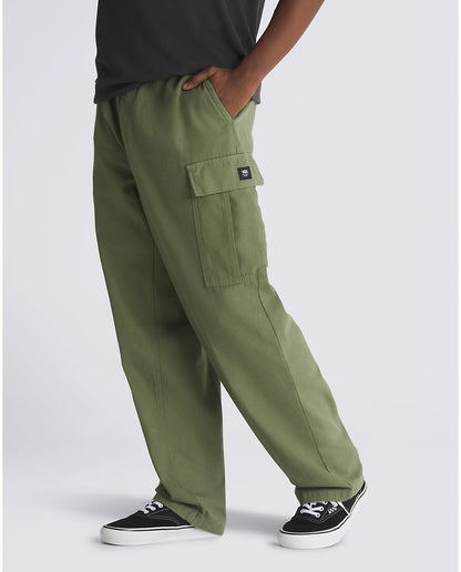 Vans Range Cargo Baggy Tapered Elastic Pants - Olive