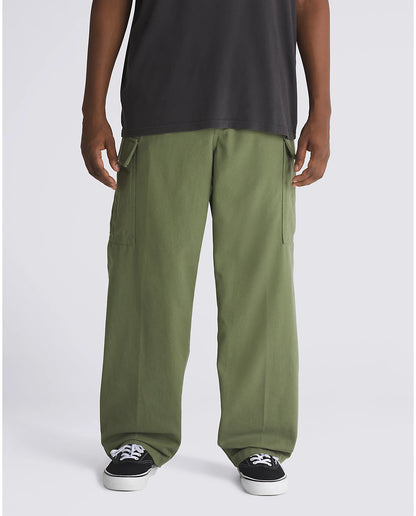 Vans Range Cargo Baggy Tapered Elastic Pants - Olive