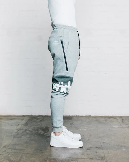Wndrr Fusion Tech Trackpant - Grey Marle