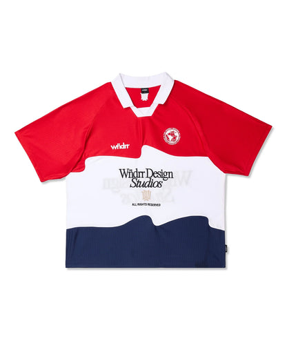 Atelier Football Jersey - Red/Blue